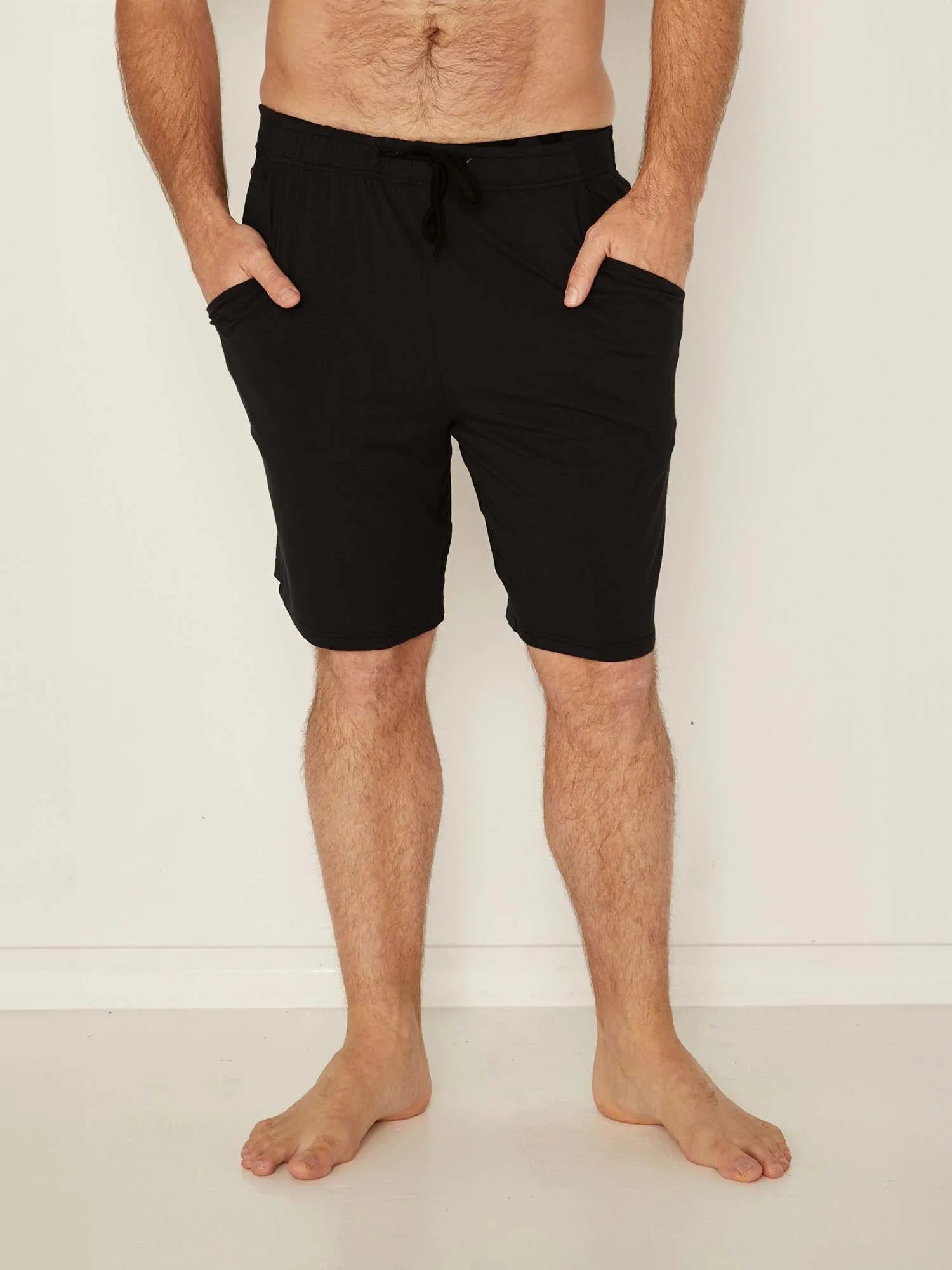Bamboo Men's Casual Shorts - Black