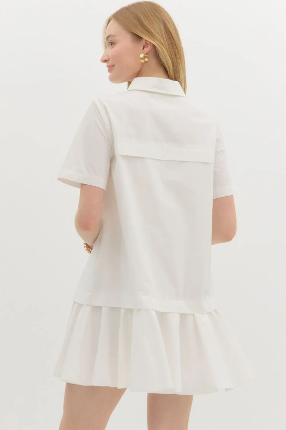 Brit Off White Mini Dress