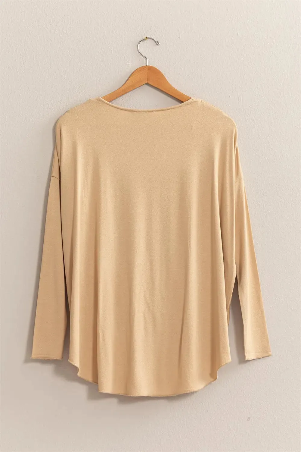 Draped Drop Shoulder