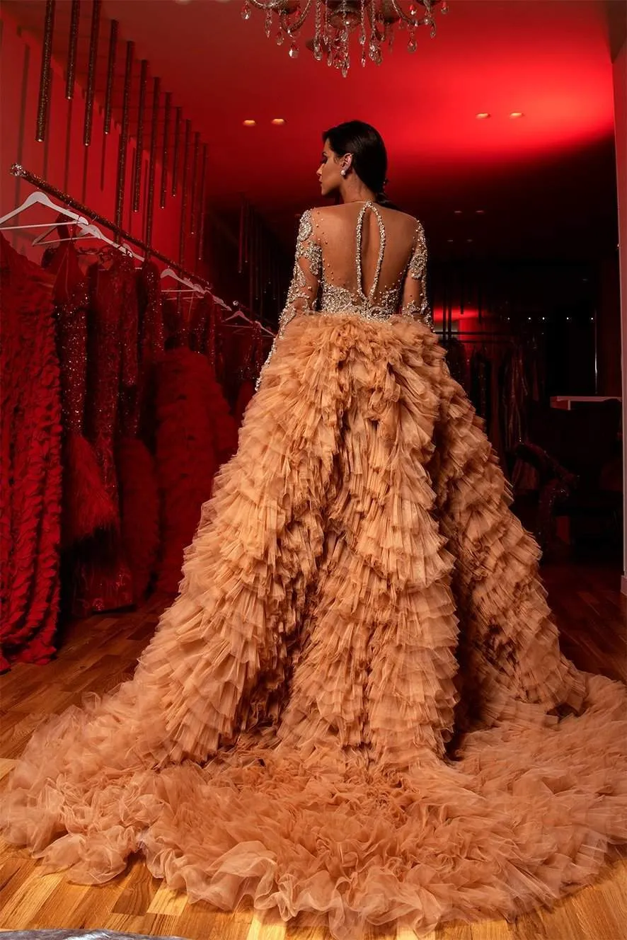 Evening Dress Beige