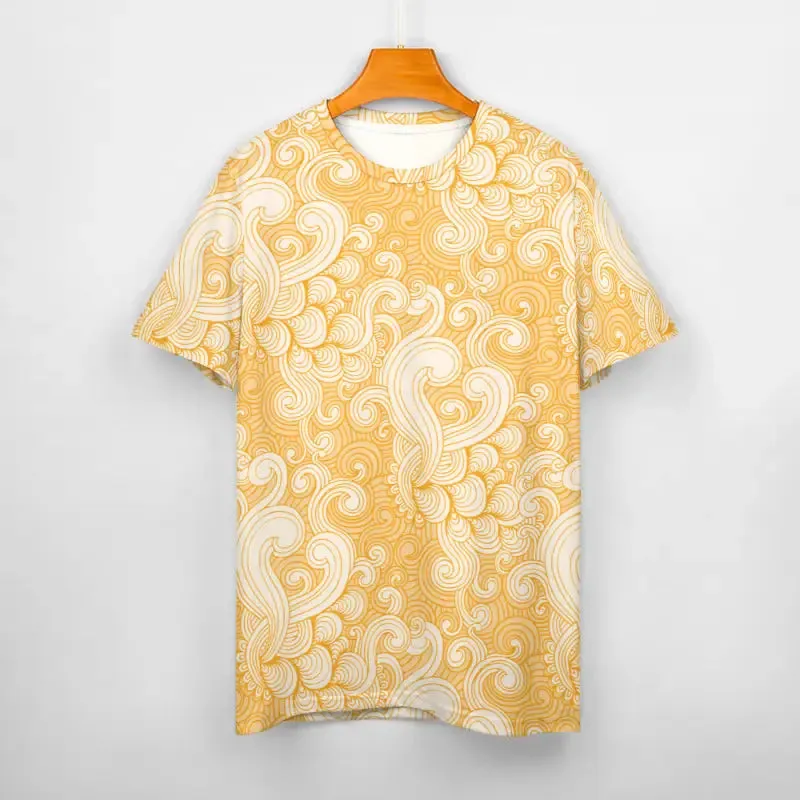Get Your Sunshine On with This Women’s Yellow Swirl T-Shirt