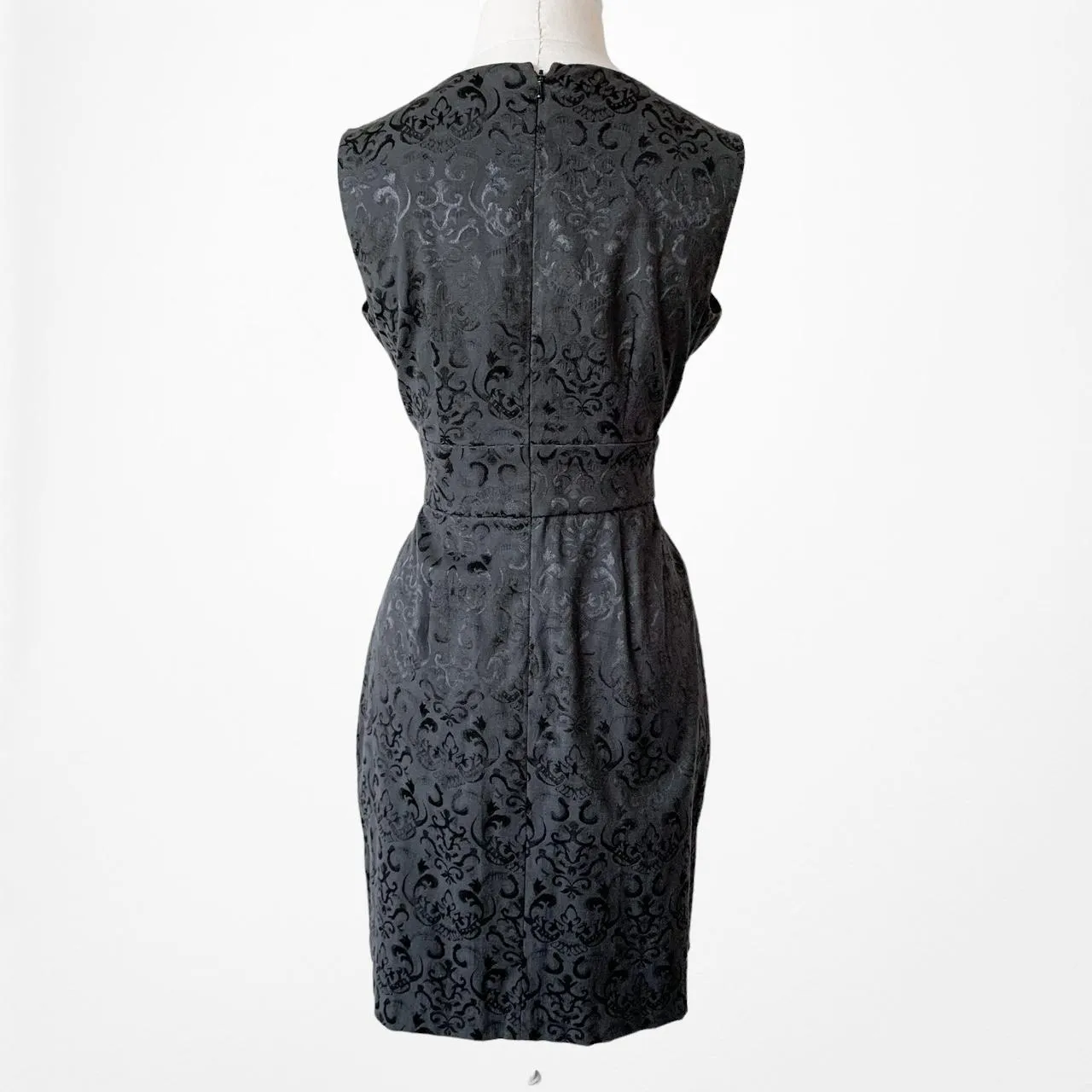 Isadora Collection Black Navy Lace Bodycon Mini Cocktail Dress Size 4P/M
