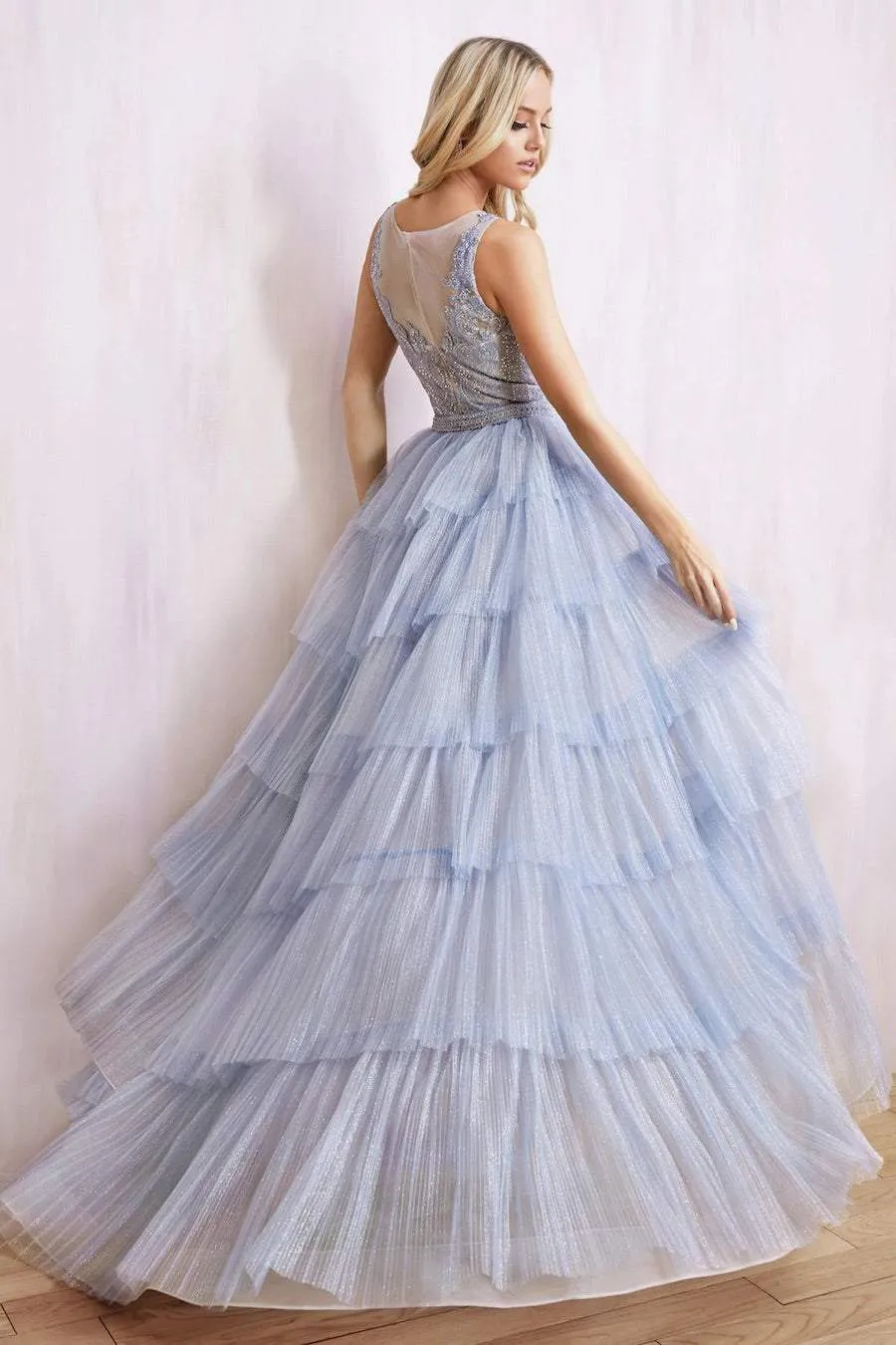 King Blue Evening Dress