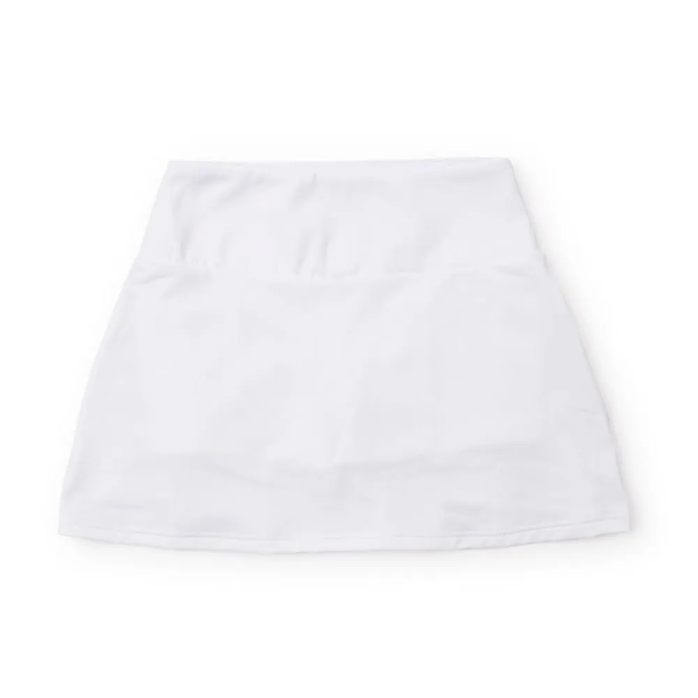 Lila & Hayes LH Sport Girls Margot Tiered Skirt - White