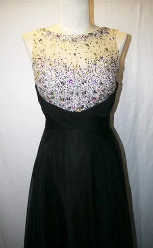 Michelle's Rhinestones and Chiffon Dress