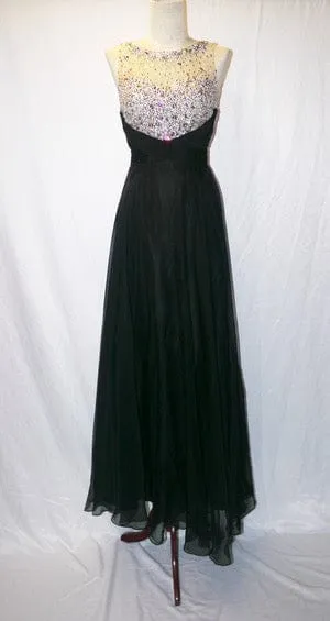 Michelle's Rhinestones and Chiffon Dress