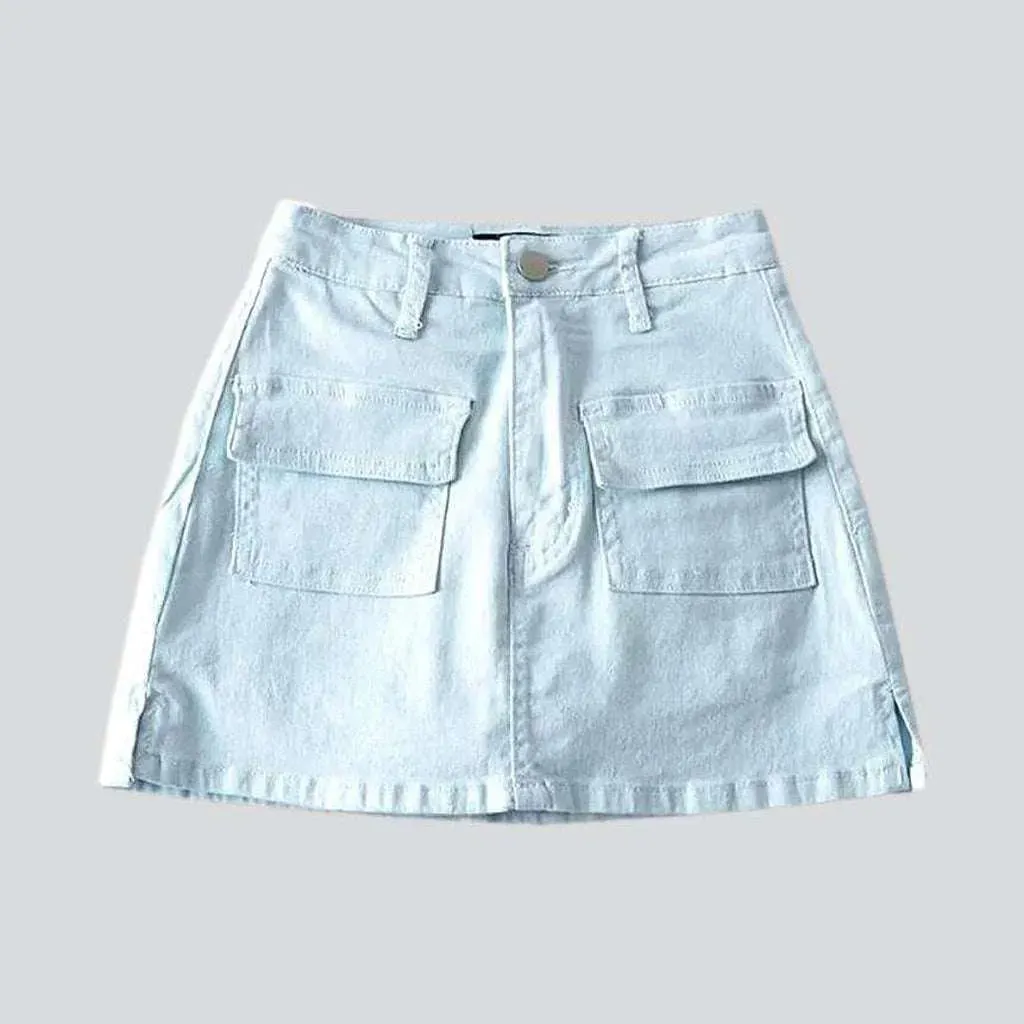 Mini street women's jean skort