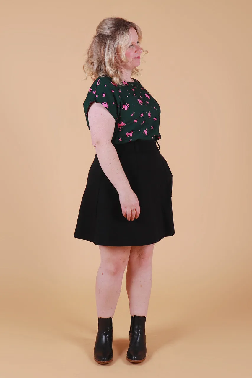 Mod Skirt Onyx Black