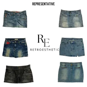 Y2K Denim Mini Skirts "50 Pieces" (REP-001)